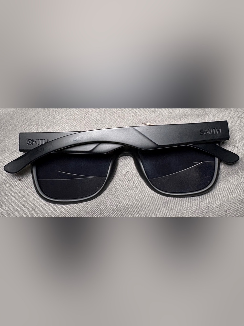 SMITH Black Frame with Dark Grey Lenses Sunglasses - Picture 4 of 7
